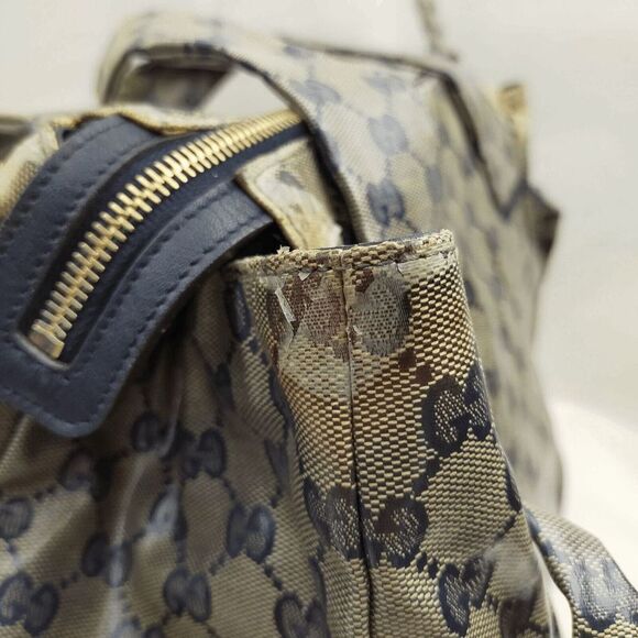 Authentic GUCCI Guccissima Crystal Canvas Hysteria Hobo Bag /Shoulder Bag *FLAWS - Picture 6 of 13